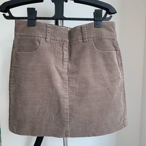J crew mini skirt size 2